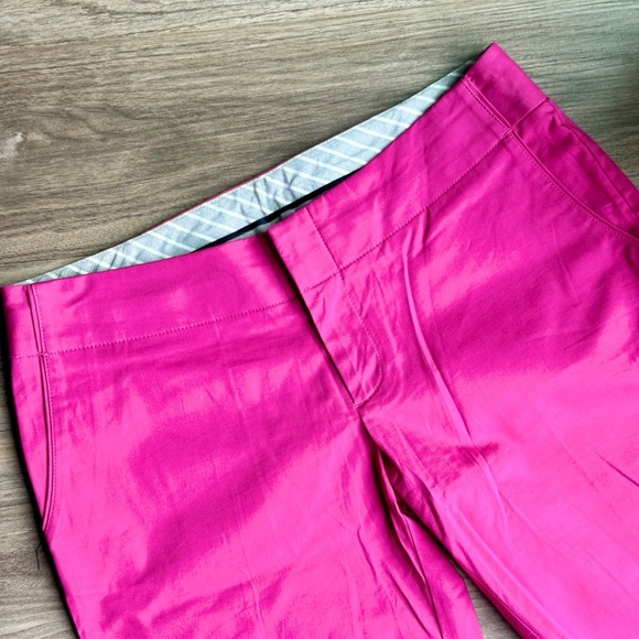 GAP Hot Pink Hip Slung Fit Lower Rise Tailored Bermuda Shorts Size 4 - Picture 2 of 14